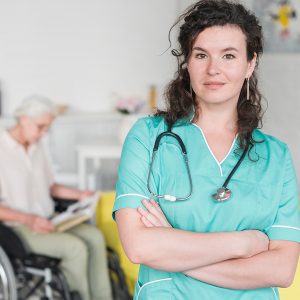 Auxiliar de enfermería de geriatría