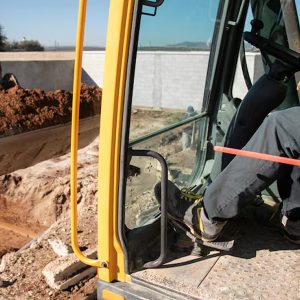 Operador de miniexcavadora