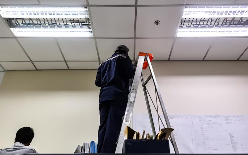 Plan de mantenimiento en un edificio de oficinas