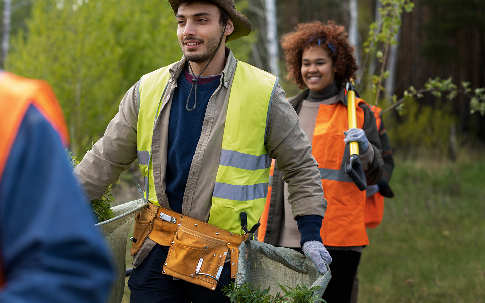 Prevención de riesgos laborales en trabajos de jardinería